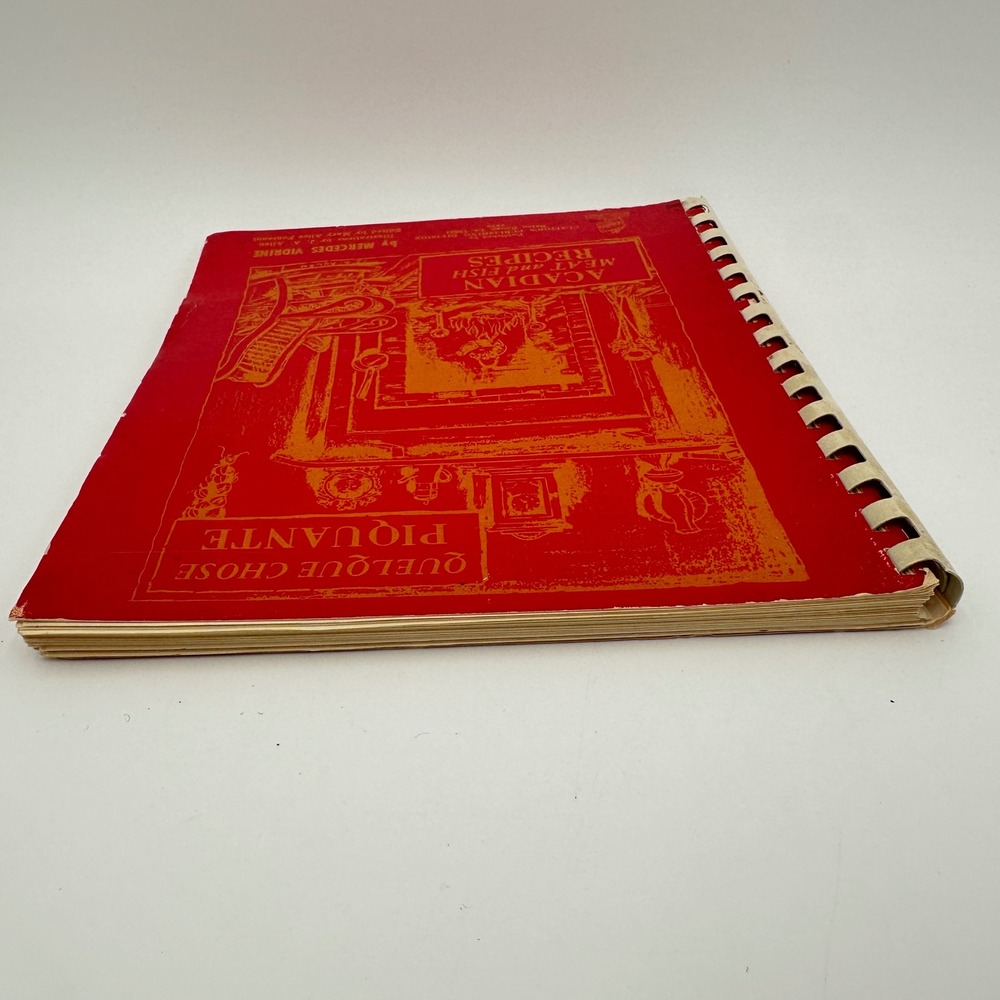 Vintage Acadian Meat And Fish Recipes Mercedes Vidrine 1970 Cajun Cookbook - Picture 3 of 10